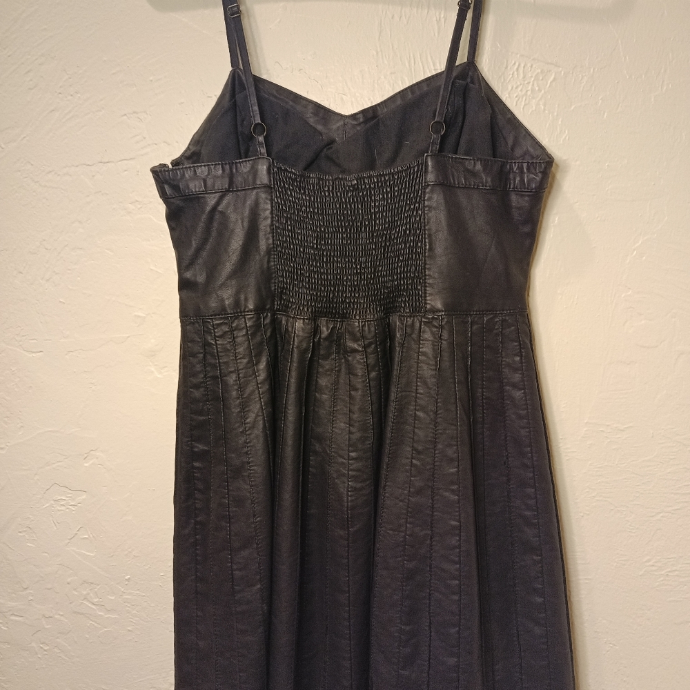 Faux leather Free People mini dress - Picture 3 of 7